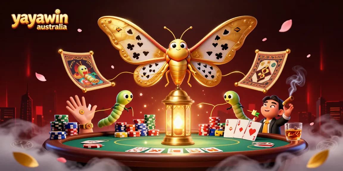 Join the excitement at yayawin australia with this vibrant online casino scene featuring thrilling poker elements.