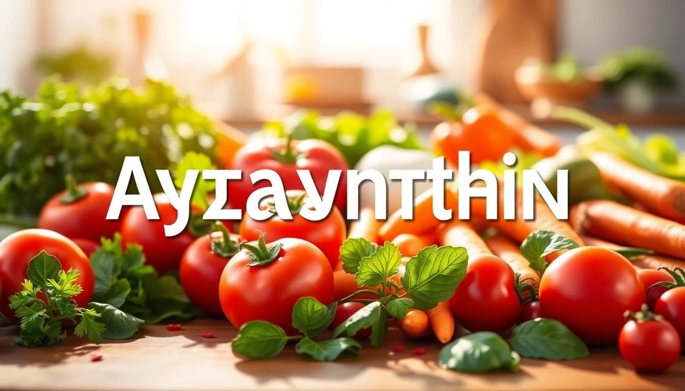 Enhance your eye health with astaxanthin-rich foods in a vibrant kitchen setup.