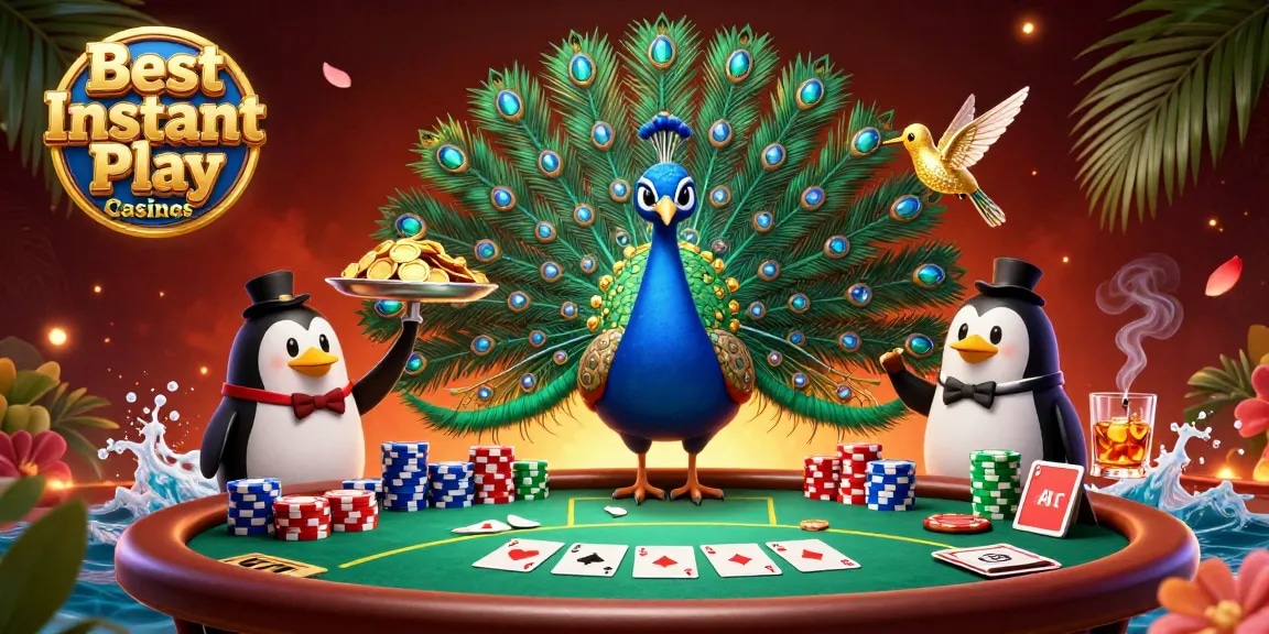Experience the thrill of Best Instant Play Online Casinos with vibrant gaming elements in action.