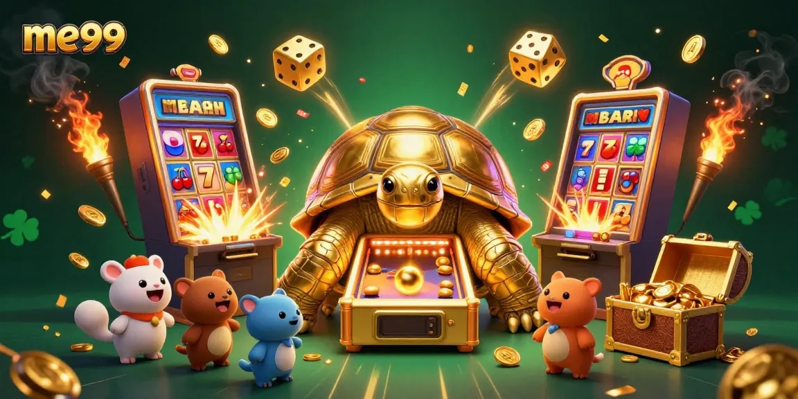 Experience exciting gaming action at me99 with vibrant characters and massive jackpots.