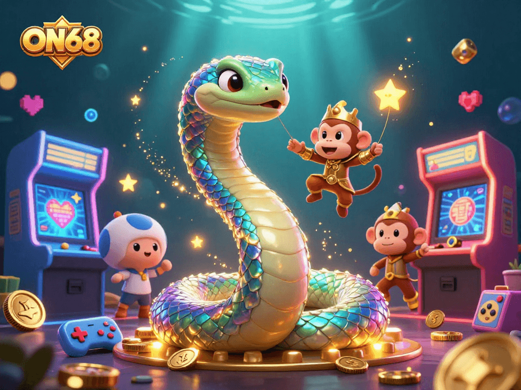 Experience the thrilling gaming adventure at ON68, where excitement meets magic in a vibrant casino world.