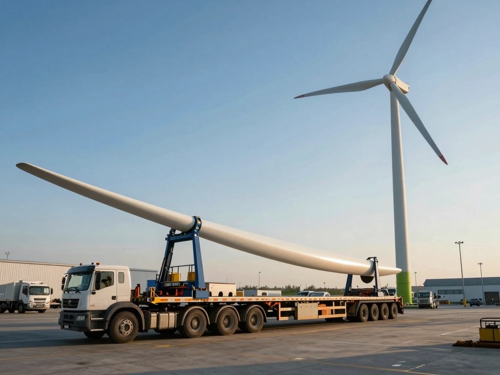 Optimizing Wind Turbine Blade Transportation Logistics for Efficiency