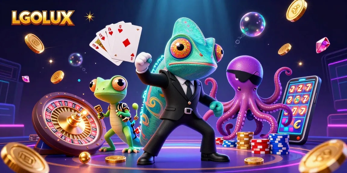 Experience thrilling wins with LGOLUX's vibrant online casino action featuring dynamic gaming elements.