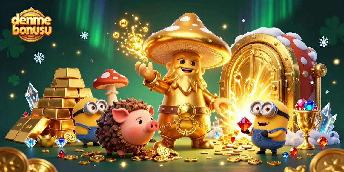 Experience the excitement of deneme bonusu with a magical scene filled with treasures and charm.