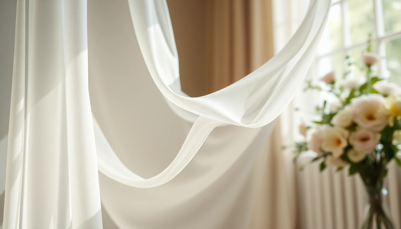 Tule provides texture and elegance in delicate fabric decorations.