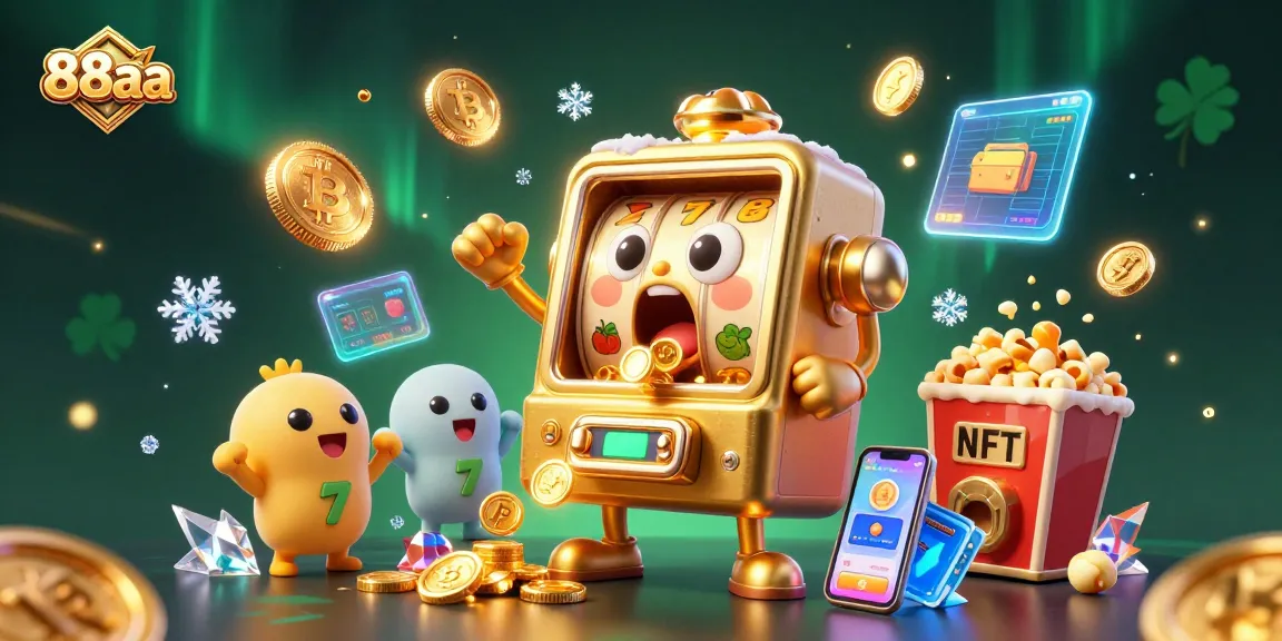 Win big with 88aa's lively 3D slot machines and crypto-themed casino elements.