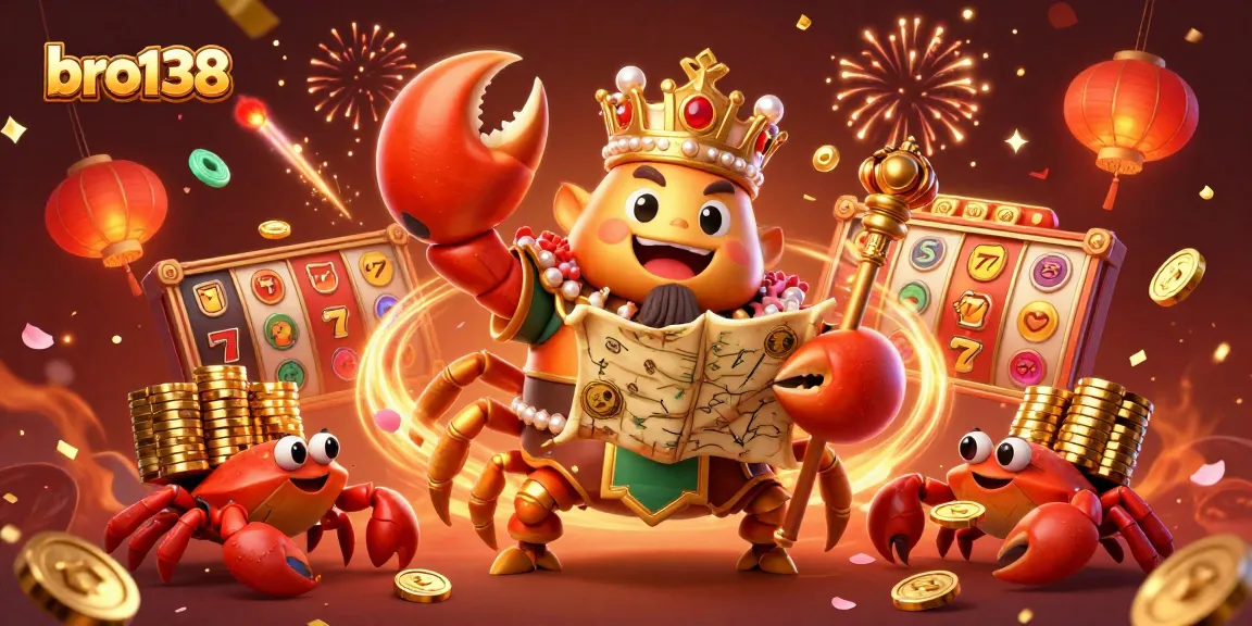 Experience vibrant gameplay with the bro138 golden crab emperor and lively slots, illuminating your gaming journey.
