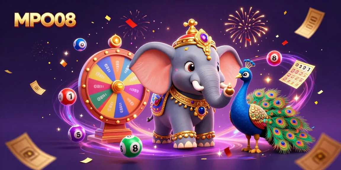 MPO08 brings excitement with interactive lotto games and vibrant celebrations featuring colorful elements.