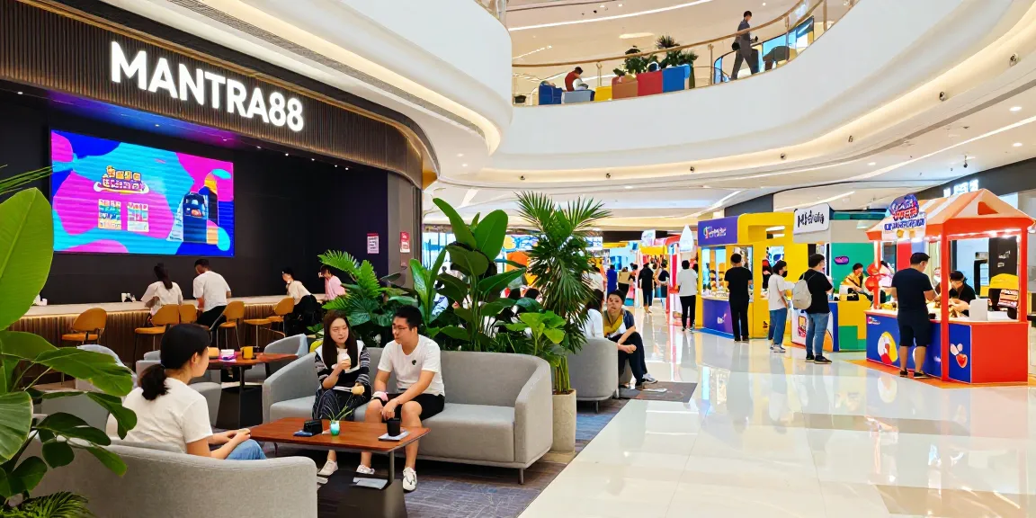 Experience the vibrant MANTRA88 entertainment center with diverse activities and modern amenities.