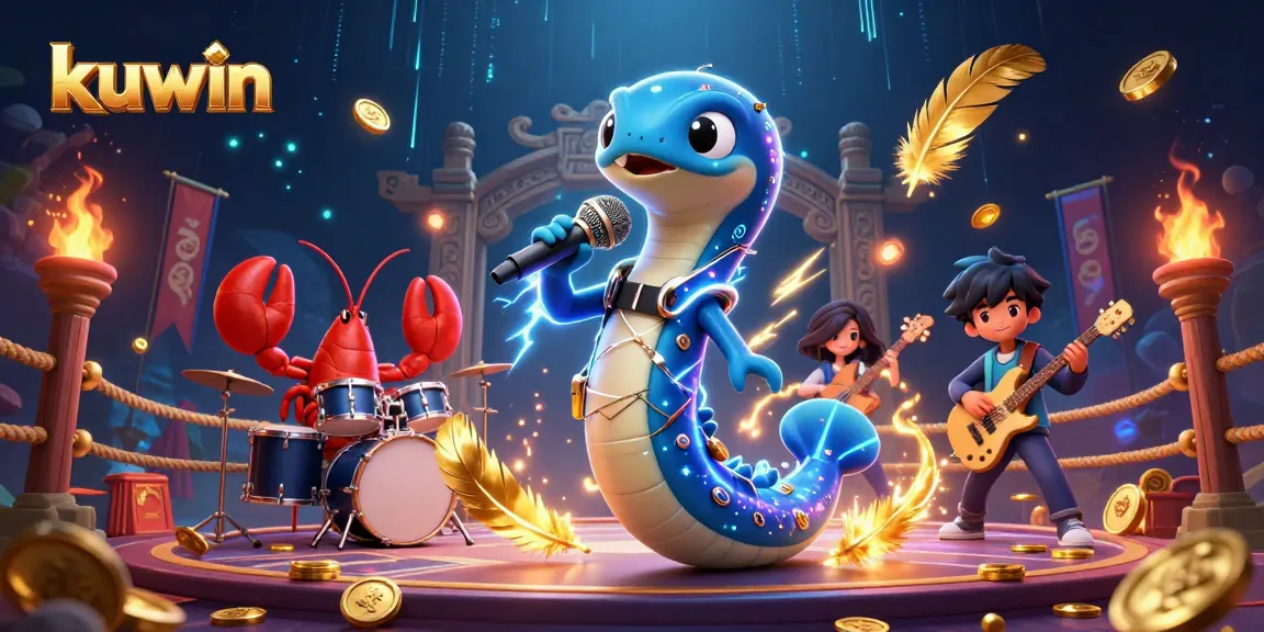 Kuwin electrifies the casino scene with a vibrant 3D underwater musical performance.