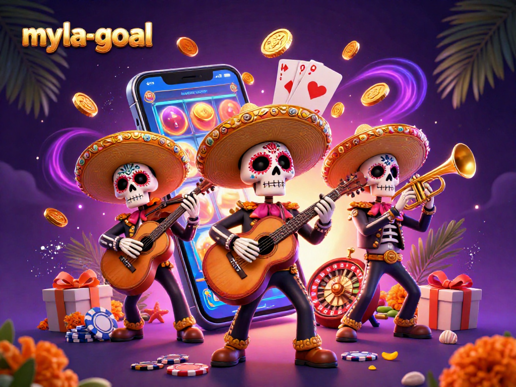 Experience the vibrant gaming action of myla-goal with catchy characters and thrilling slot games.