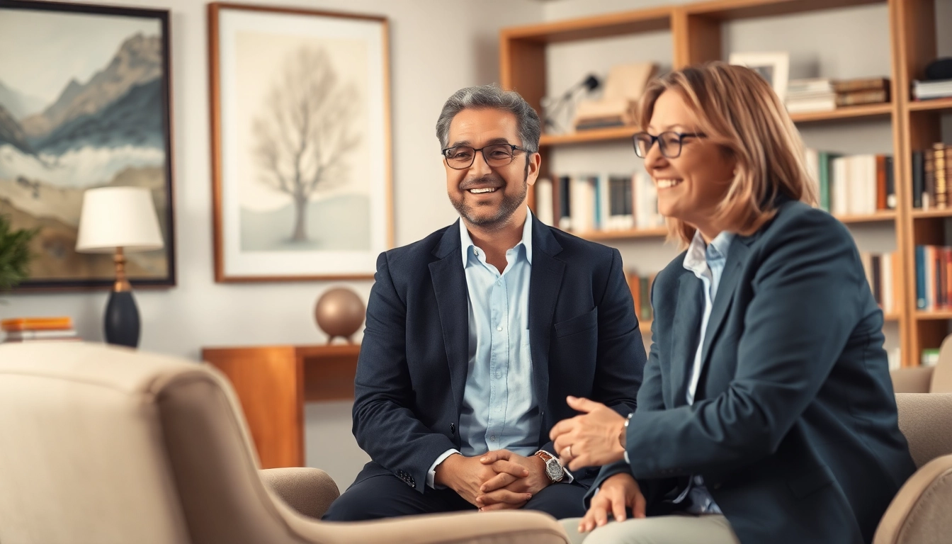 Best psychiatrist in dubai consulting with a patient in a comfortable setting.
