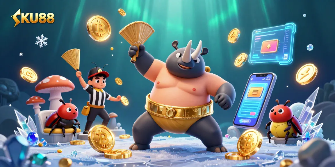 Experience KU88's thrilling crypto casino showdown with vibrant characters and electrifying visuals.