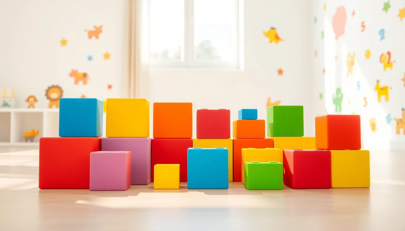 Engage children with vibrant soft foam building blocks, read more here for play ideas and guidelines.