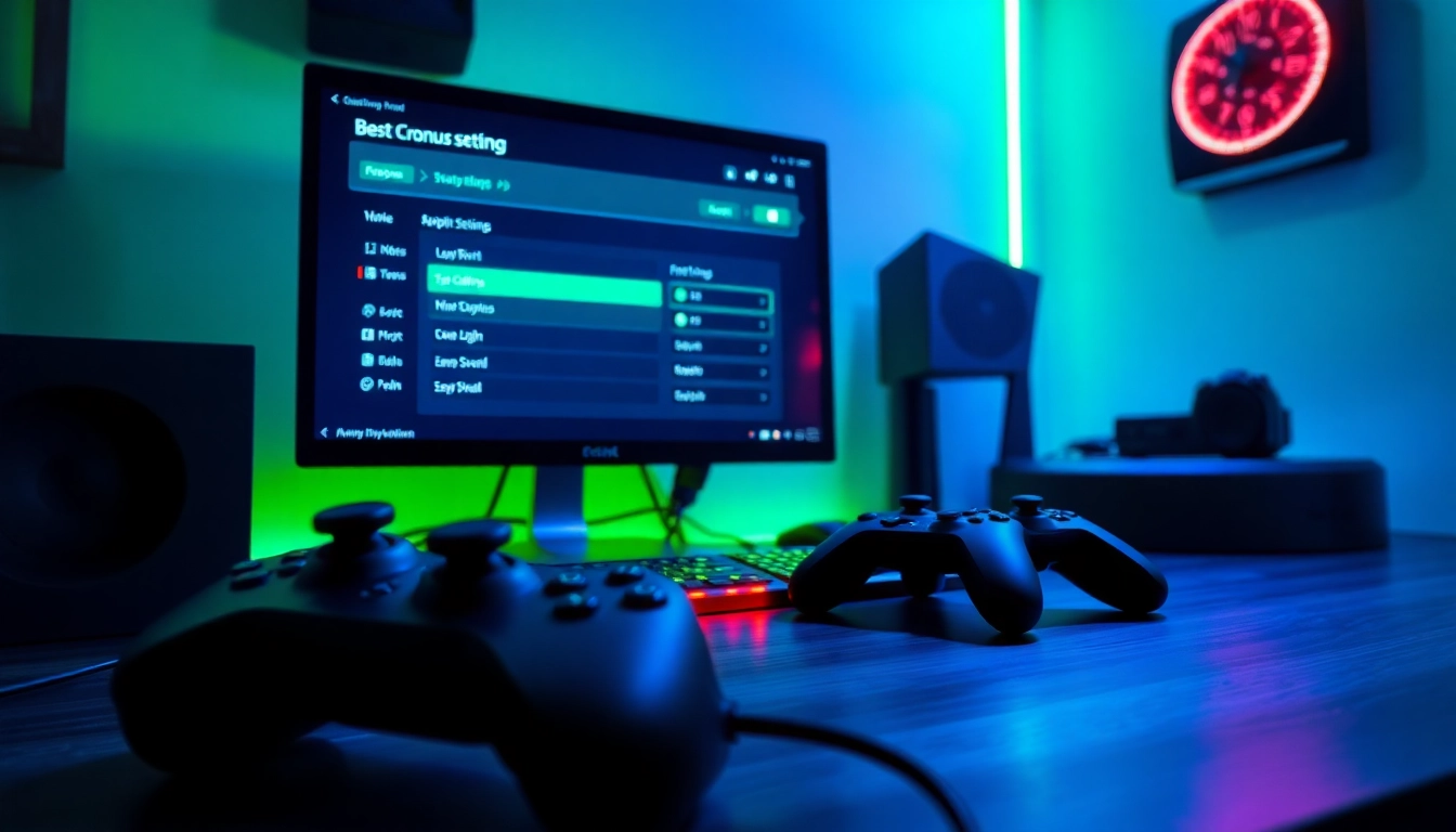 Optimize your gameplay with the Best Cronus zen script settings displayed on a dynamic gaming setup.