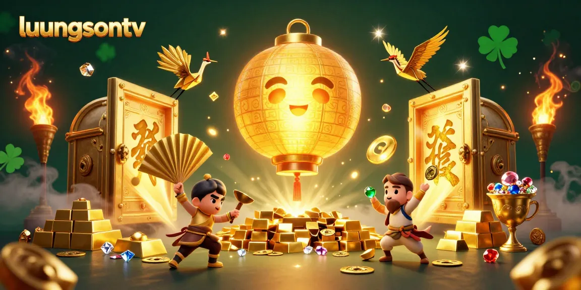 Experience thrilling gaming action with luongsontv's vibrant spirit and golden casino treasures.