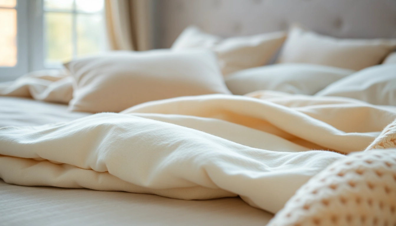 Ontdek goedkope molton met een zachte textuur op een bed, ideaal voor comfort en bescherming.