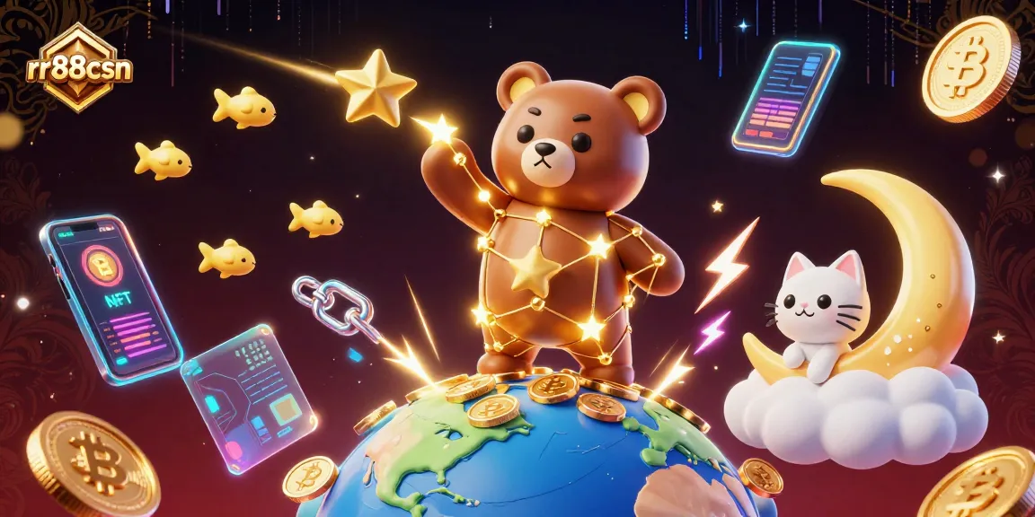 Join the action at rr88csn with a vibrant 3D casino illustration showcasing exciting gaming elements.