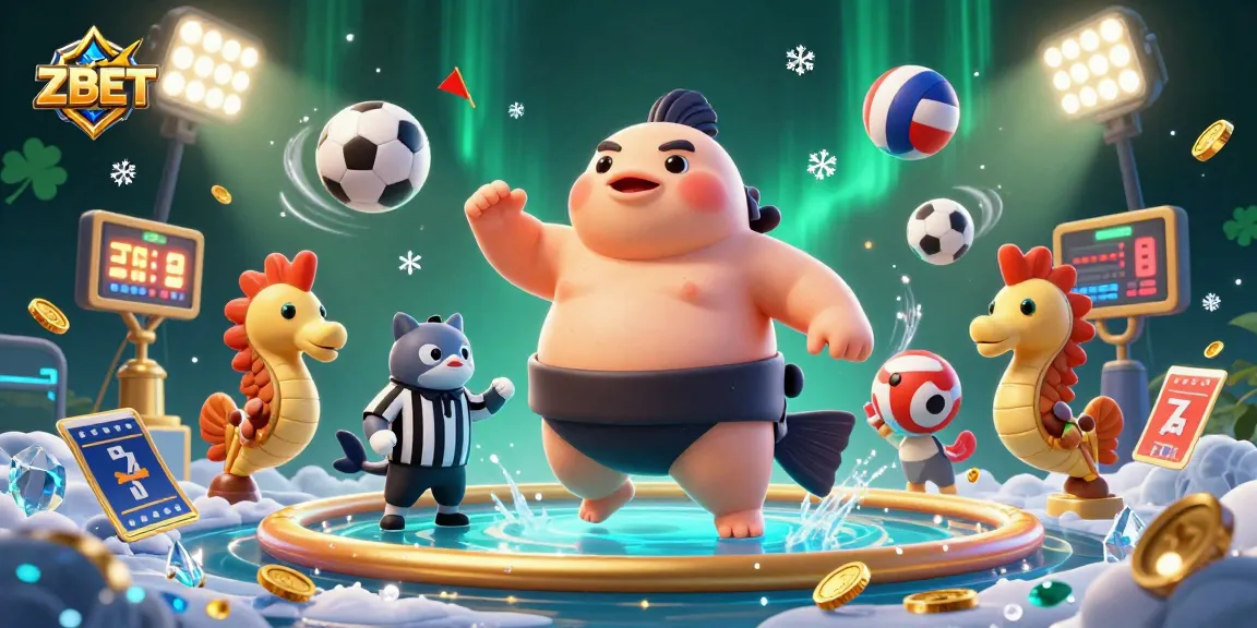 ZBET elevates online casino gaming with an exciting underwater match featuring a puffed fugu, a catfish referee, and seahorse fans!