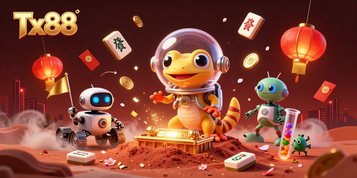 Experience the excitement of Tx88 in a vibrant 3D Martian casino adventure!