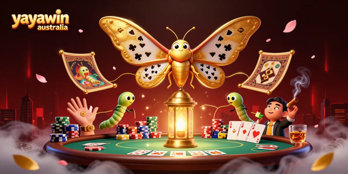 Join the excitement at yayawin australia with this vibrant online casino scene featuring thrilling poker elements.