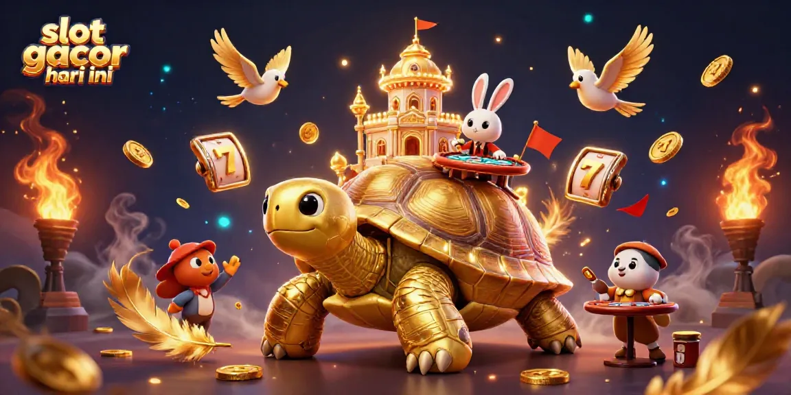 Engage with slot gacor hari ini through an enchanting casino scene featuring dynamic 3D characters.