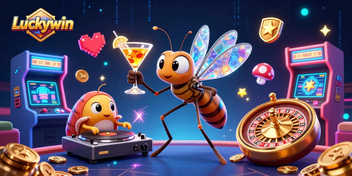 Experience Luckywin's vibrant casino world with engaging characters and dynamic games.