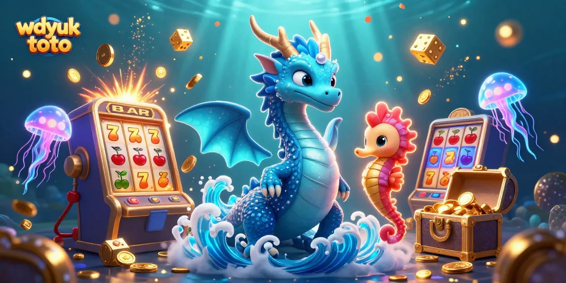 Experience gaming excitement with wdyuk toto in vibrant underwater casino scene.