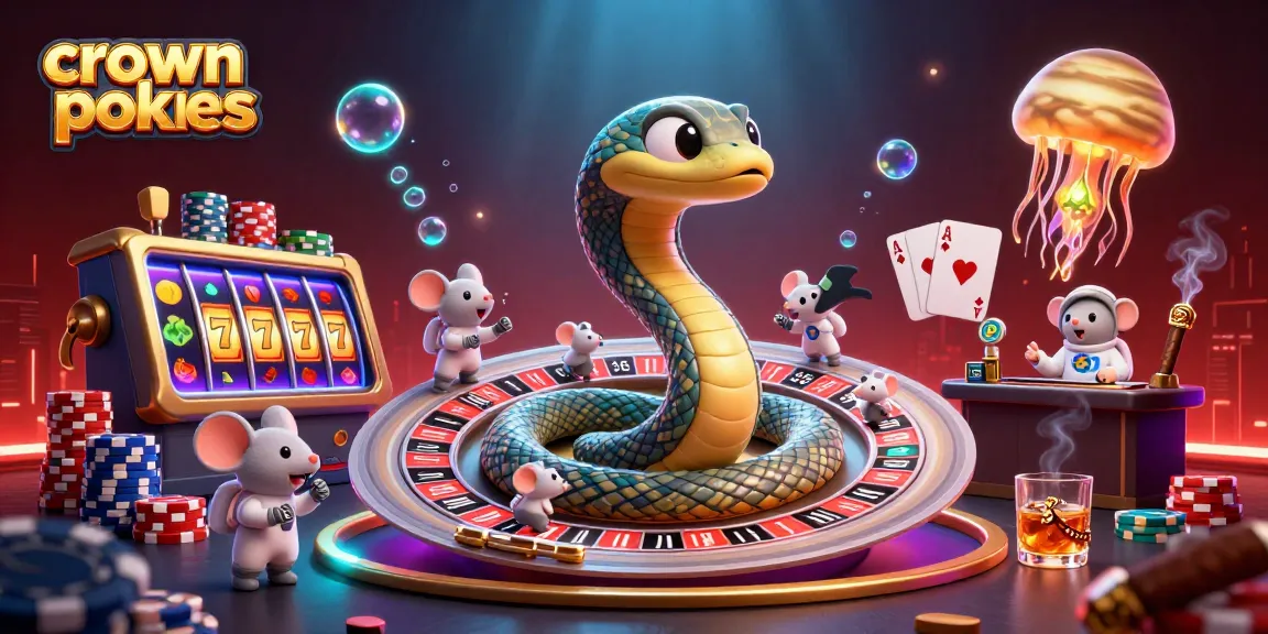 Spin crown pokies with excitement as astronaut mice bet around a cosmic roulette!
