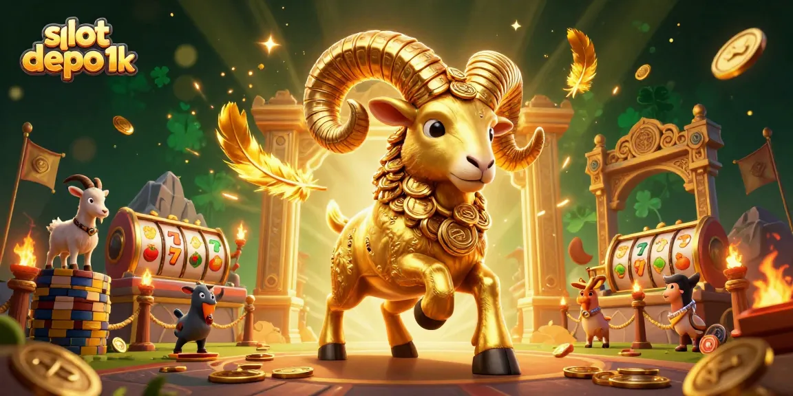 Experience thrilling wins with slot depo 1k games featuring vibrant casino elements.