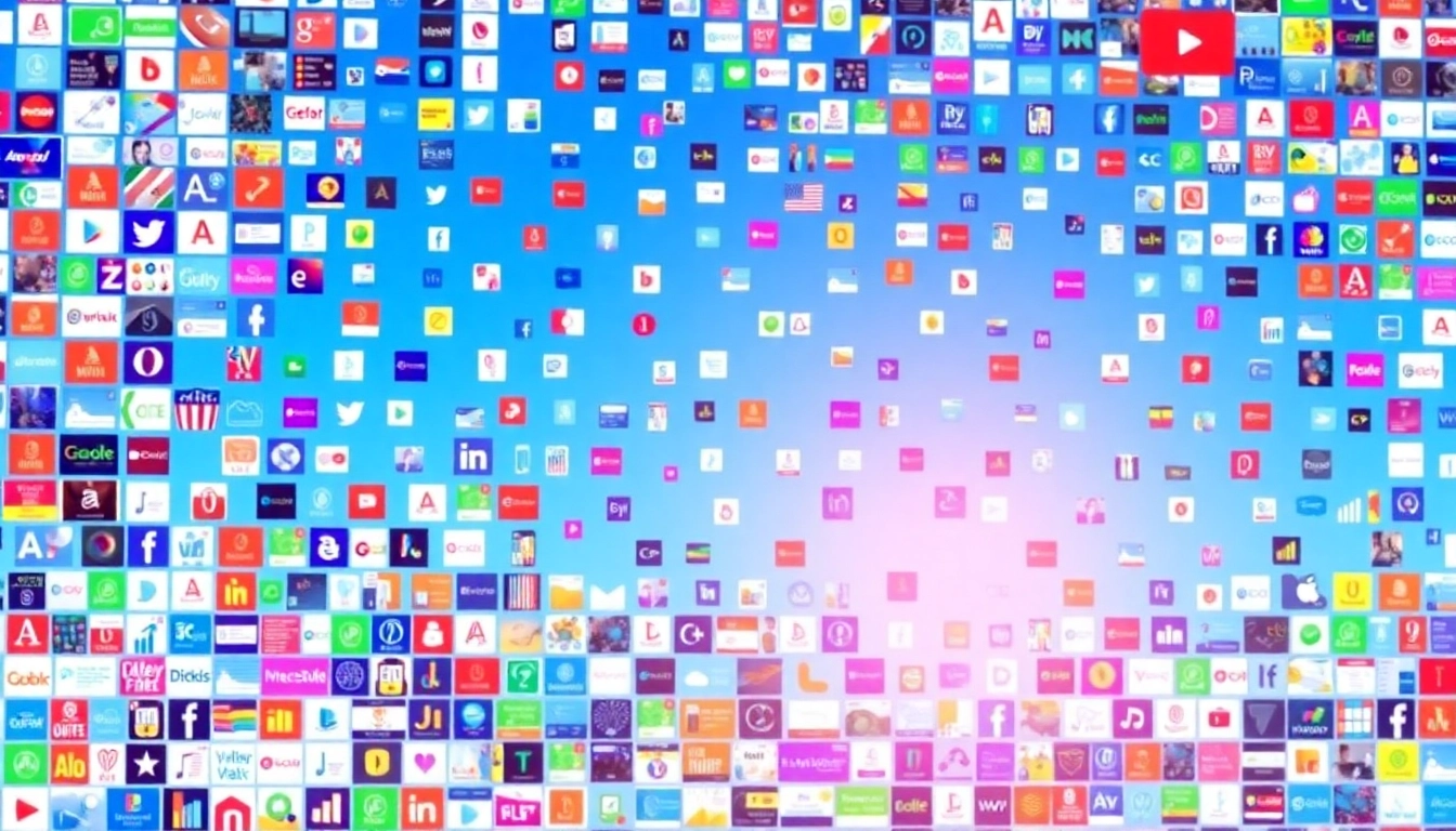 Engaging digital collage representing the million dollar homepage with vibrant ads.
