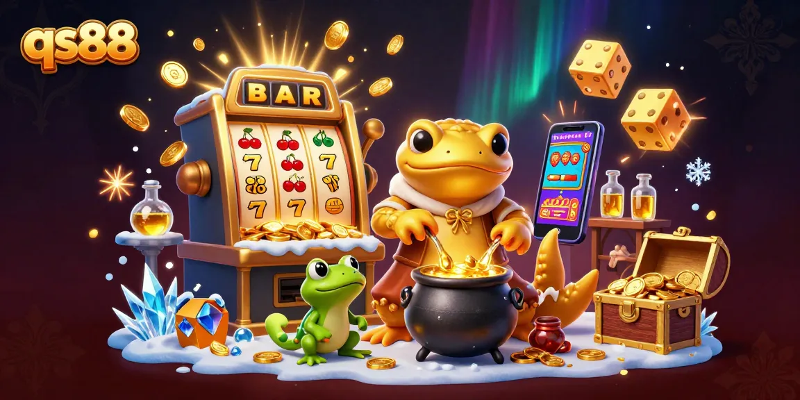 Experience the excitement of qs88 with a golden salamander alchemist and vibrant slots exploding with coins.