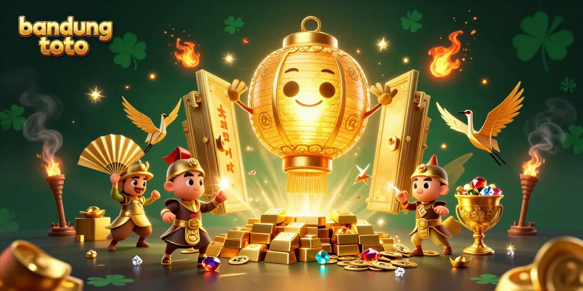 Experience the magic of bandung toto with enchanting golden lantern spirits amidst a vibrant casino