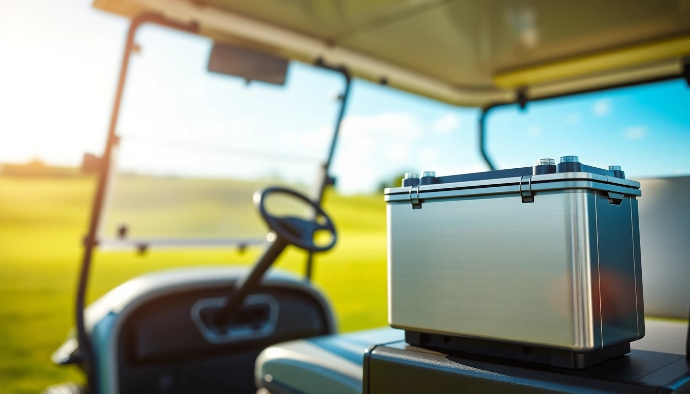 Showcase lightweight lithium golf cart batteries designed for power and efficiency in golf carts.