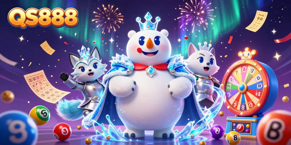 Enjoy thrilling experiences with QS888 as vibrant lottery elements and energetic characters collide.