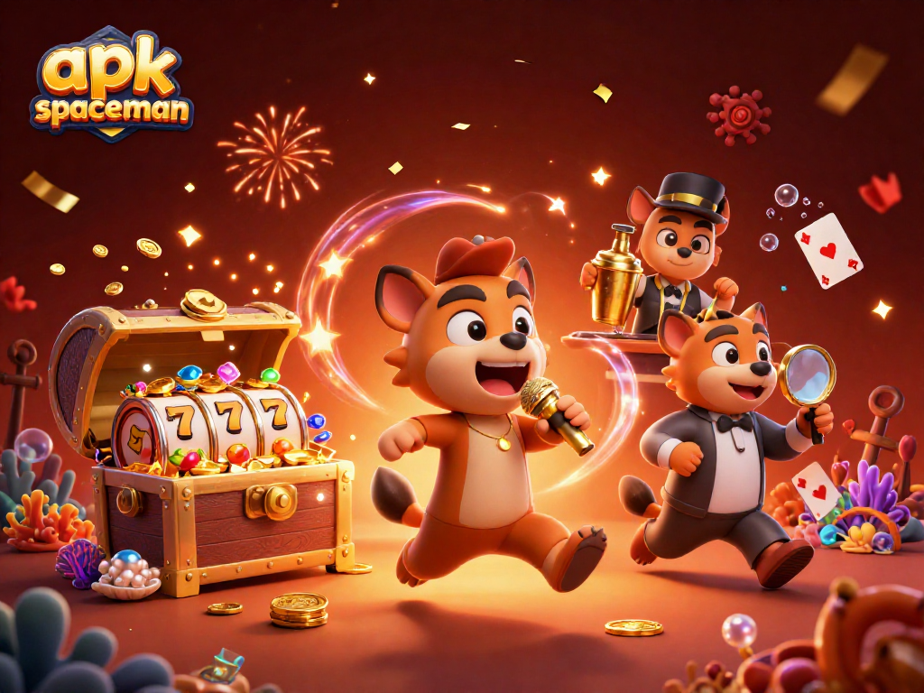 Experience fun and wins with apk spaceman's exciting slots and vibrant casino characters.
