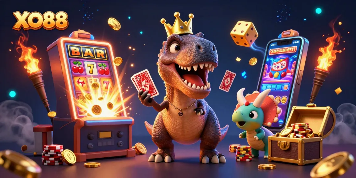 Experience the vibrant world of casino fun with XO88's lively characters and dynamic gaming elements.