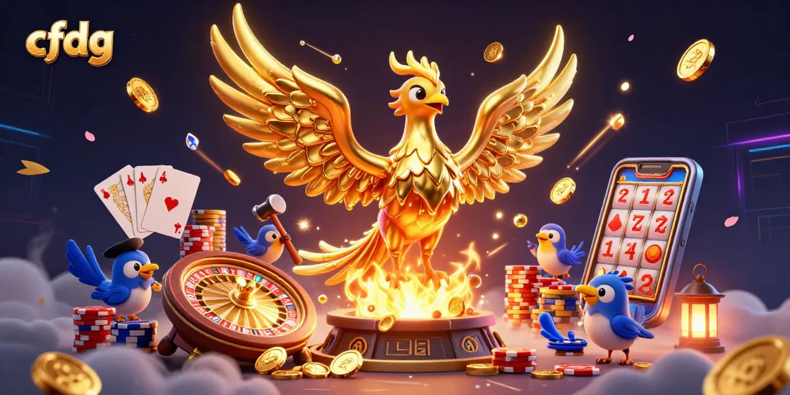 Capture the excitement of cfdg as molten phoenix and sparrow assistants spark joy in a vivid casino scene.