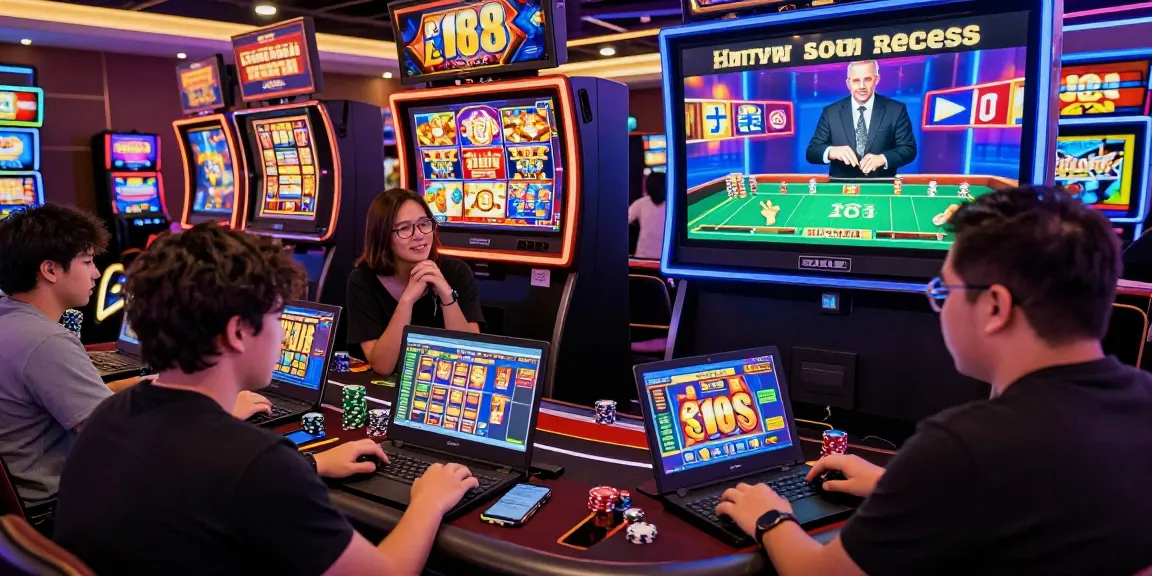Permainan slot88 di kasino virtual dengan pemain terlibat penuh dalam pengalaman seru.
