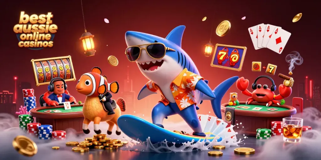 Experience the excitement at the best aussie online casinos with thrilling characters and vibrant casino elements